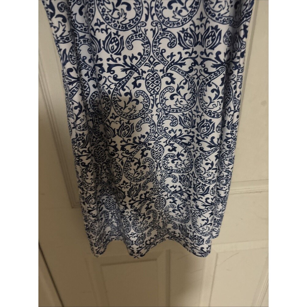 Patti Biggs Coastal Collection Blue Size Small Sleeveless Dress - Picture 4 of 5